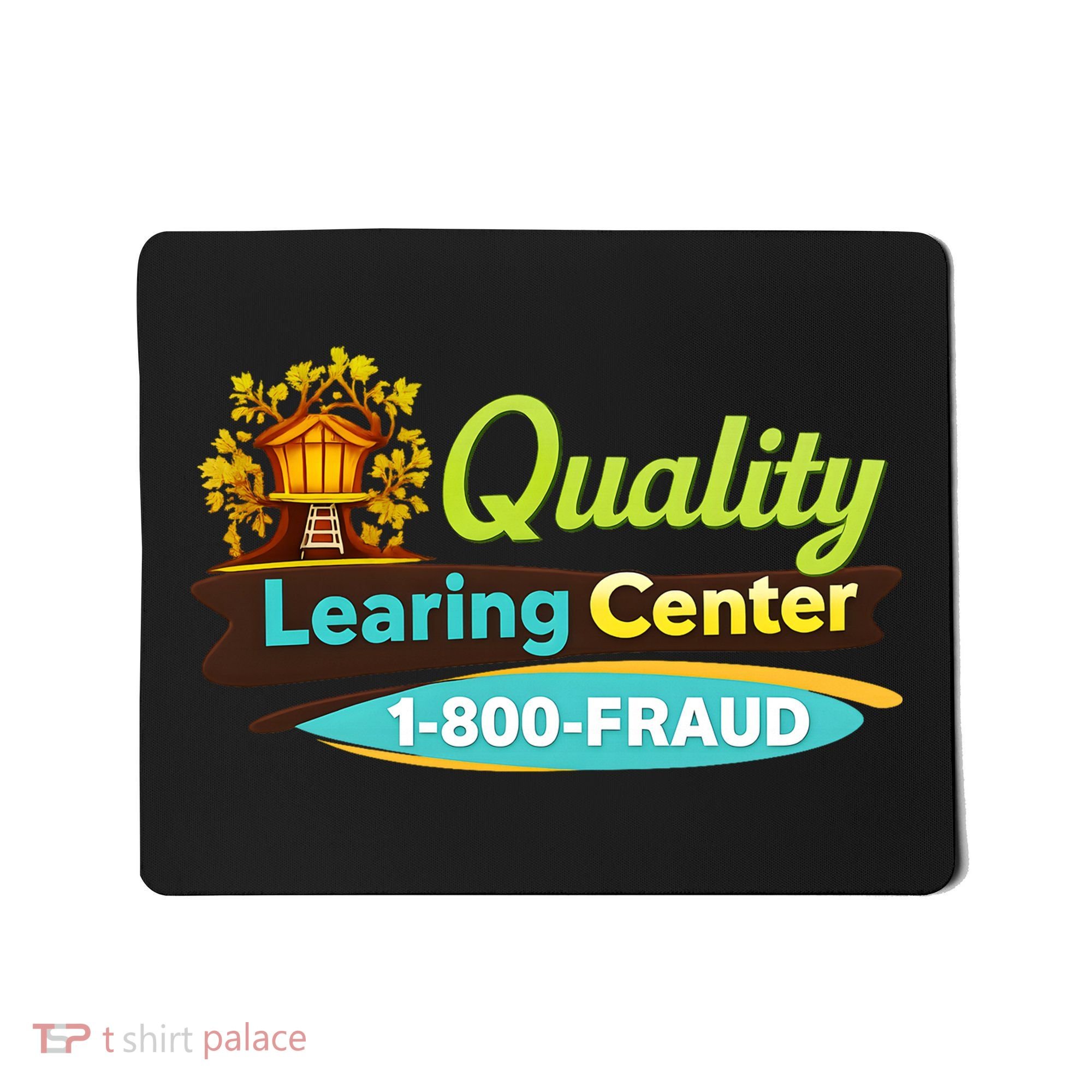 Quality Learing Center Logo Funny Republican Humor Childcare Mousepad