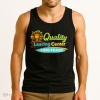 Quality Learing Center Logo Funny Republican Humor Childcare Tank Top thumb 3