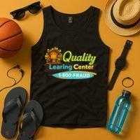 Quality Learing Center Logo Funny Republican Humor Childcare Tank Top thumb 4