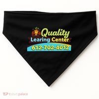 Quality Learing Center Funny Republican Humor USA-Made Doggie Bandana thumb 0