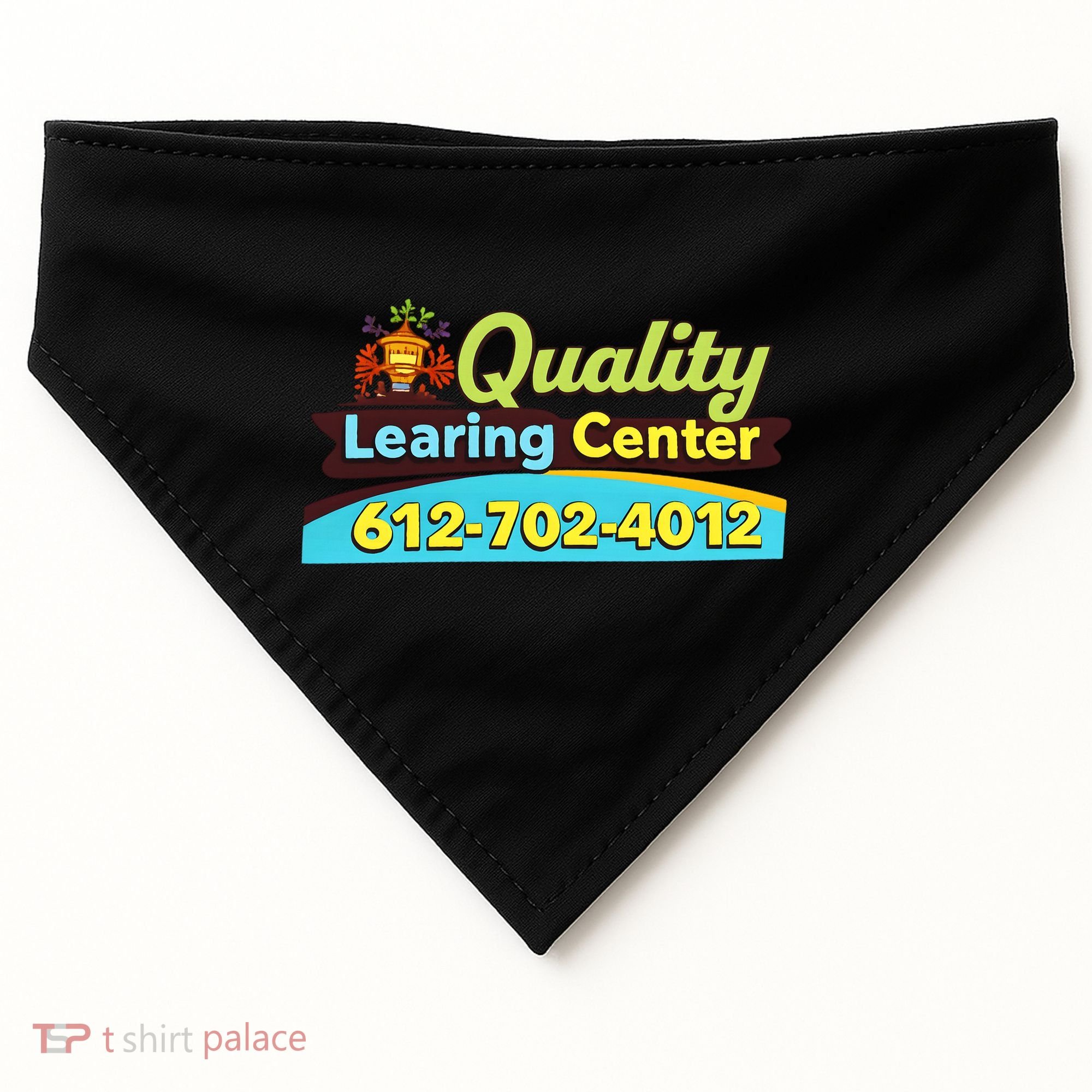 Quality Learing Center Funny Republican Humor USA-Made Doggie Bandana
