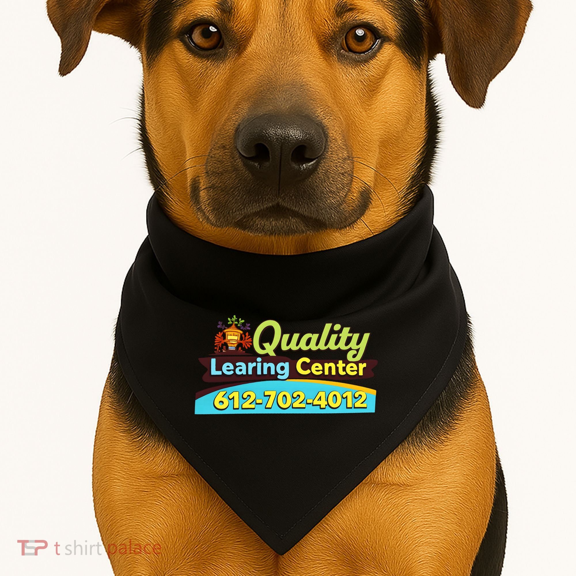 Quality Learing Center Funny Republican Humor USA-Made Doggie Bandana