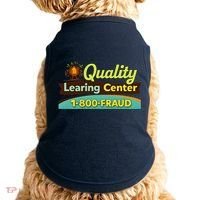 Quality Learing Center Fraud Funny Doggie Tank thumb 0