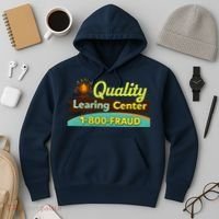 Quality Learing Center Fraud Funny Hoodie thumb 3