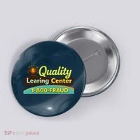 Quality Learing Center Fraud Funny Button thumb 0
