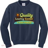 Quality Learing Center Fraud Funny Kids Sweatshirt thumb 0