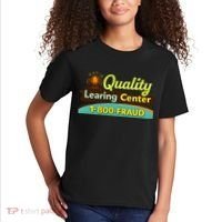 Quality Learing Center Fraud Funny Kids T-Shirt thumb 2