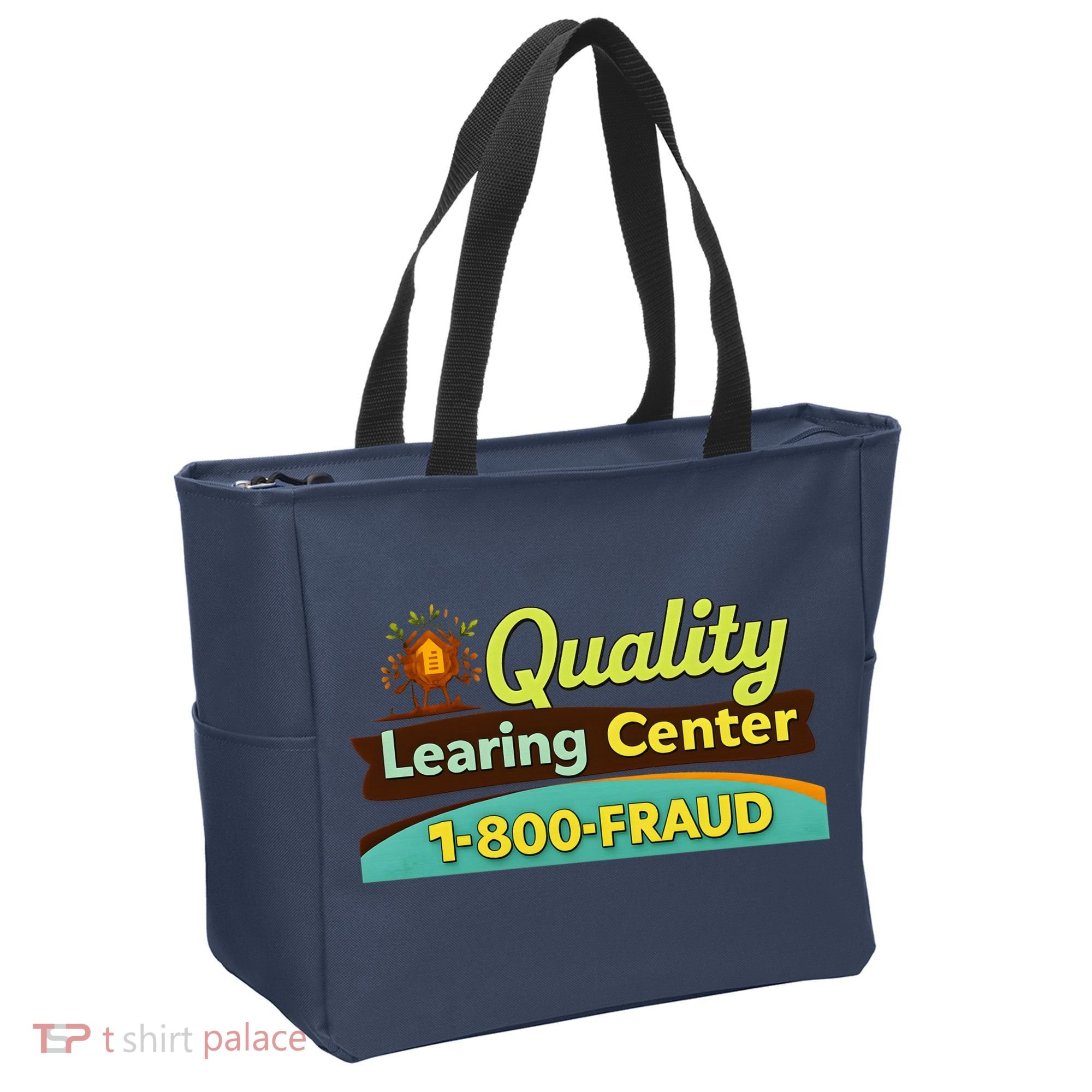 Quality Learing Center Fraud Funny Tote Bag