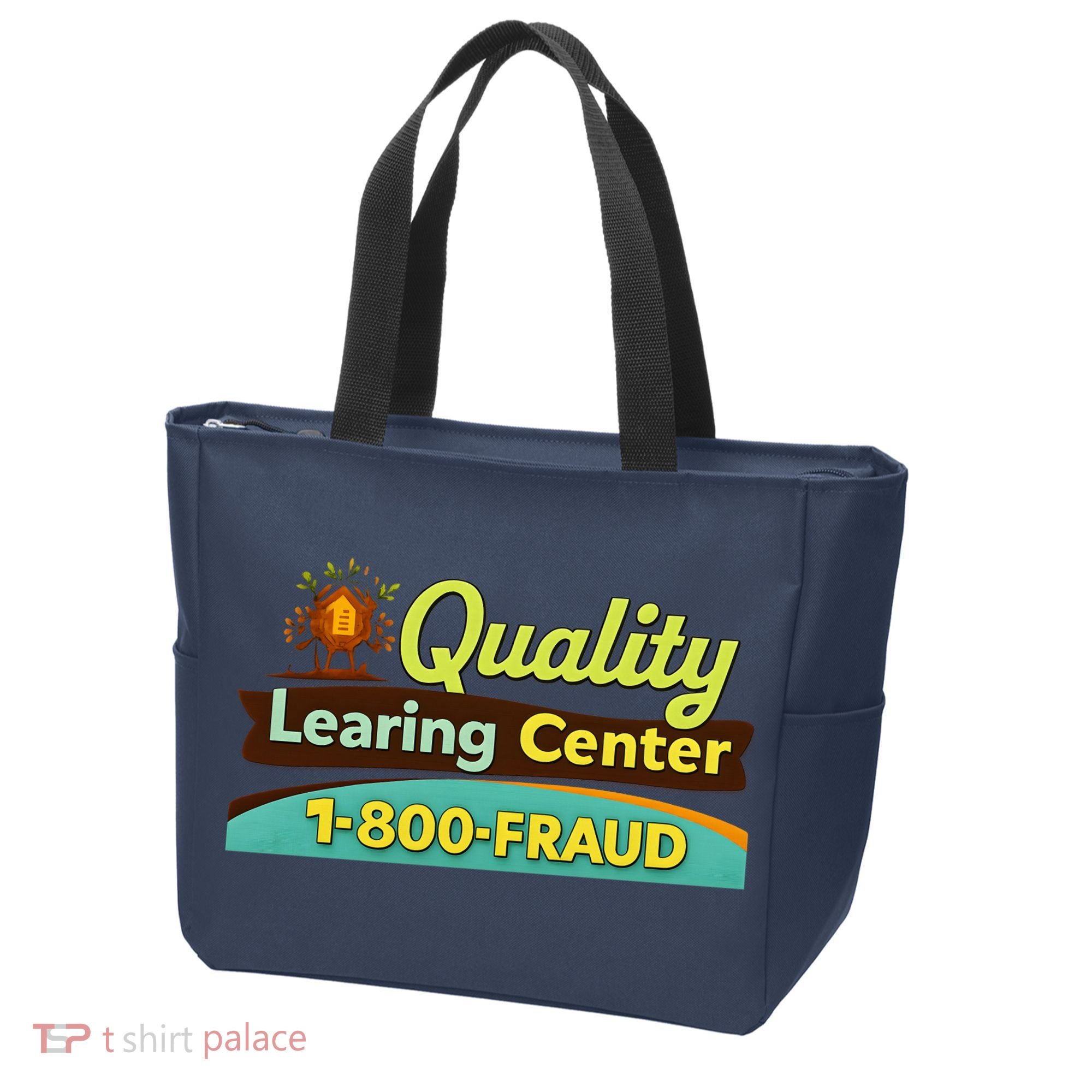 Quality Learing Center Fraud Funny Tote Bag
