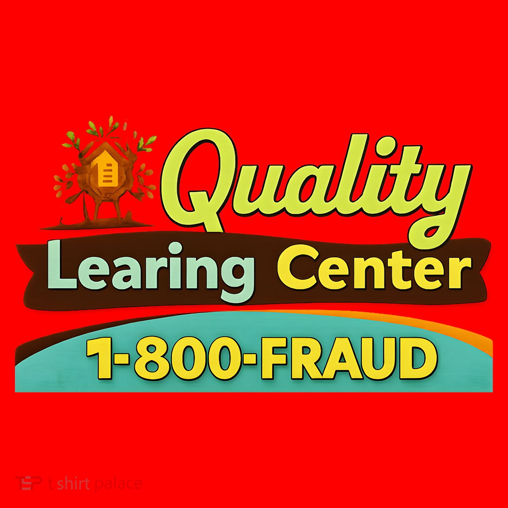 Quality Learing Center Fraud Funny Santa Hat