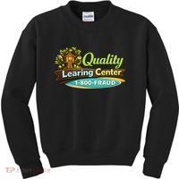 Quality Learing Center 1800 Fraud Funny Kids Sweatshirt thumb 0