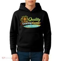 Quality Learing Center 1800 Fraud Funny Kids Hoodie thumb 4