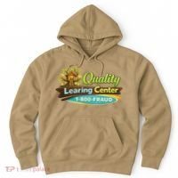 Quality Learing Center 1800 Fraud Funny Hoodie thumb 0