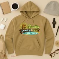 Quality Learing Center 1800 Fraud Funny Hoodie thumb 3