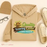 Quality Learing Center 1800 Fraud Funny Hoodie thumb 4