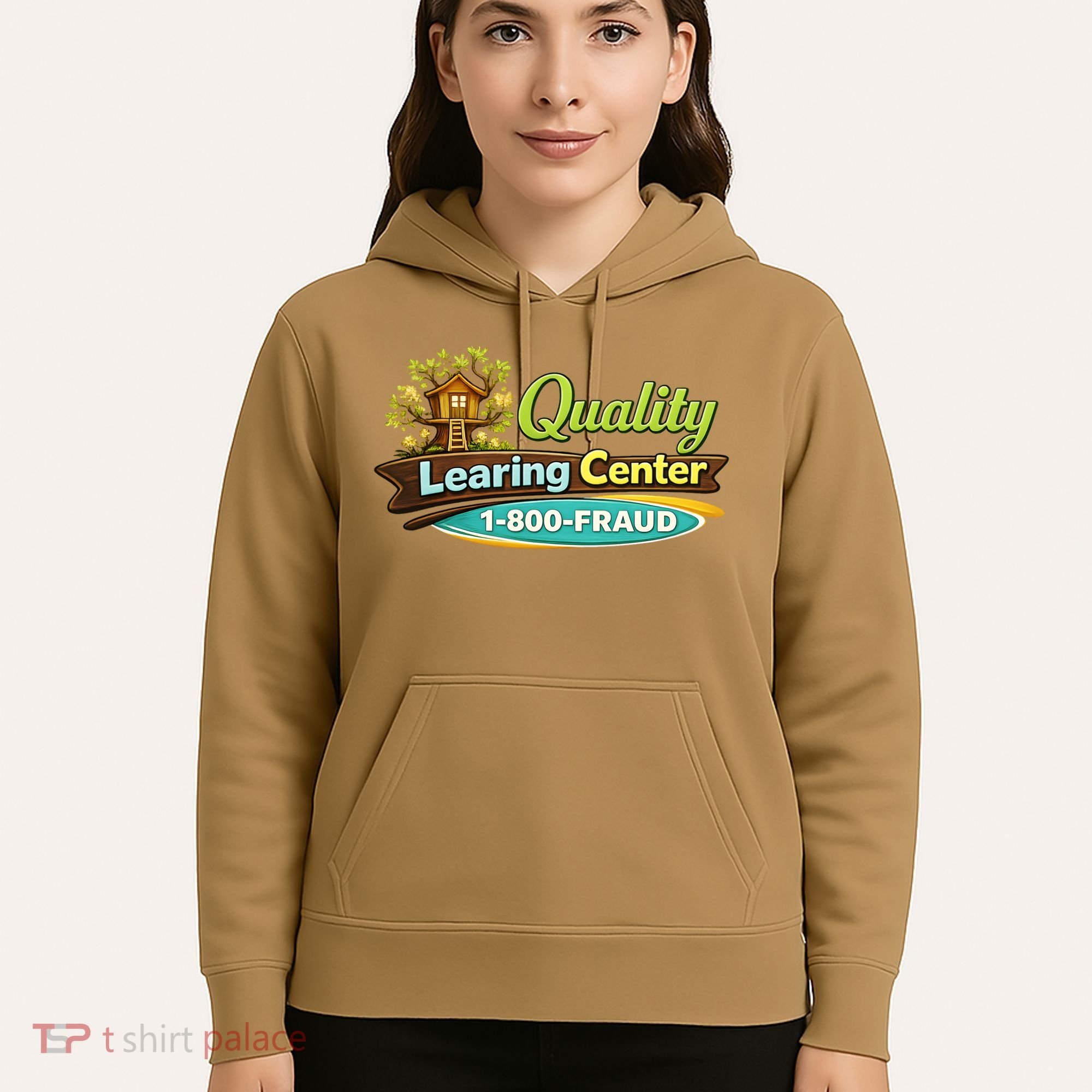 Quality Learing Center 1800 Fraud Funny Hoodie