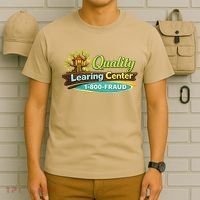 Quality Learing Center 1800 Fraud Funny T-Shirt thumb 6