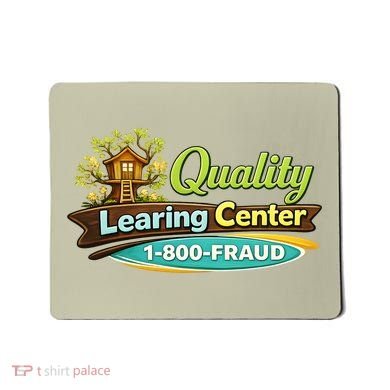 Quality Learing Center 1800 Fraud Funny Mousepad