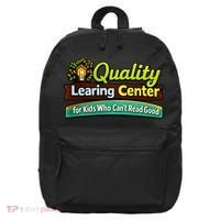 Quality Learing Center For Kids Who Can't Read Good 16 in Basic Backpack thumb 0