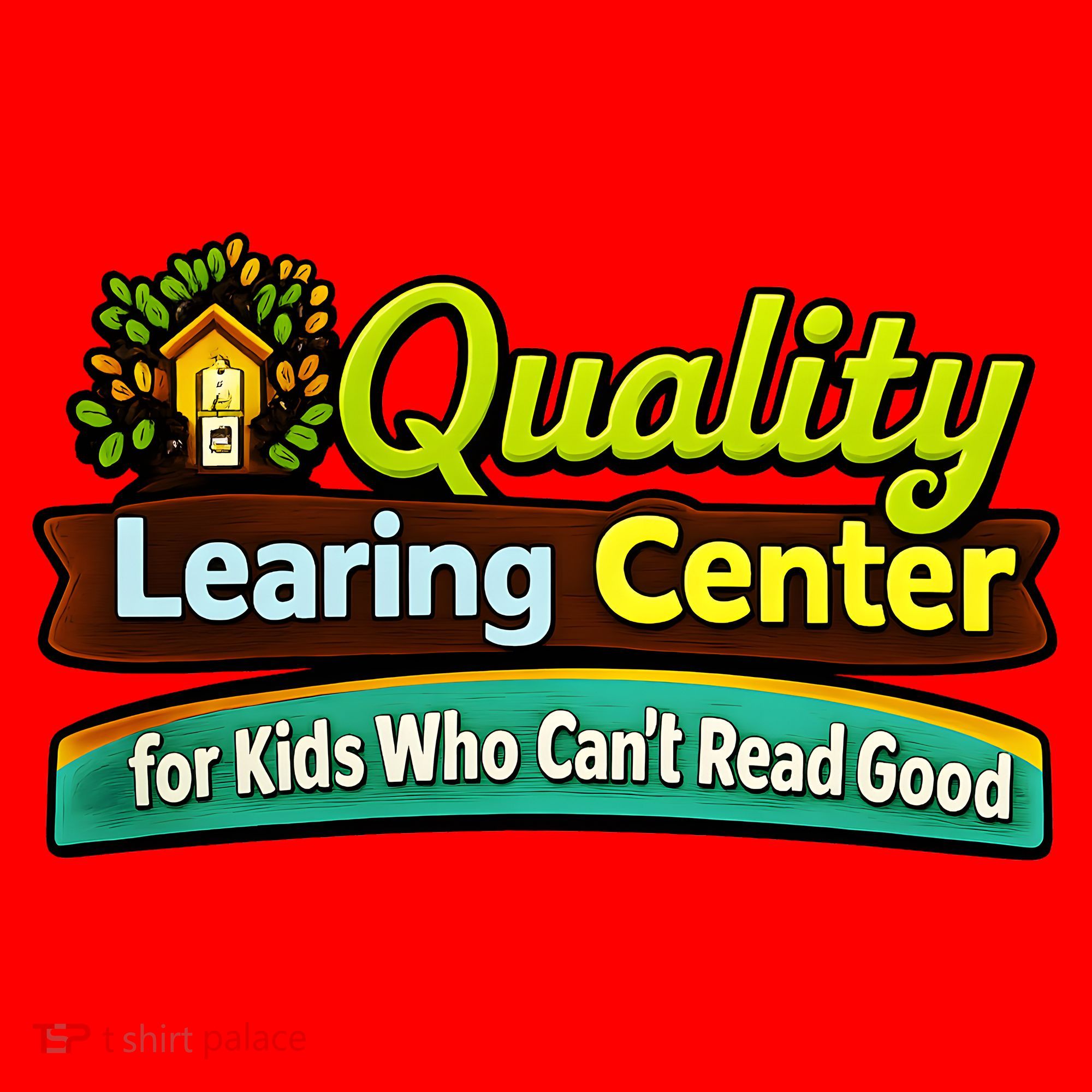 Quality Learing Center For Kids Who Can't Read Good Santa Hat