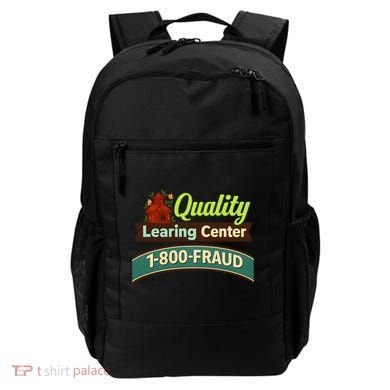 Quality Learing Center 1-800-FRAUD Backpack