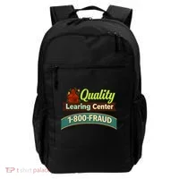 Quality Learing Center 1-800-FRAUD Backpack thumb 0