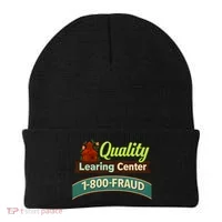 Quality Learing Center 1-800-FRAUD Beanie thumb 0