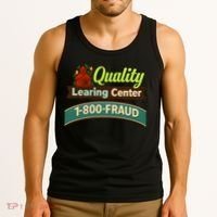 Quality Learing Center 1-800-FRAUD Tank Top thumb 3