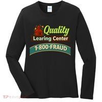Quality Learing Center 1-800-FRAUD Women's Long Sleeve Shirt thumb 0