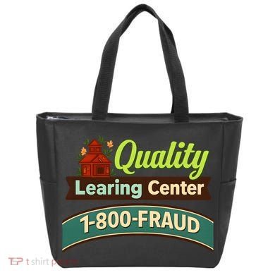 Quality Learing Center 1-800-FRAUD Tote Bag