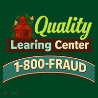 Quality Learing Center 1-800-FRAUD Apron thumb 3