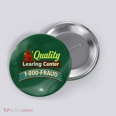 Quality Learing Center 1-800-FRAUD Button