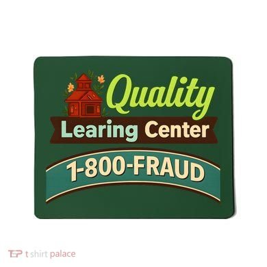 Quality Learing Center 1-800-FRAUD Mousepad