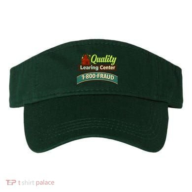 Quality Learing Center 1-800-FRAUD Visor
