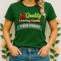 Quality Learing Center 1-800-FRAUD Women's T-Shirt thumb 2