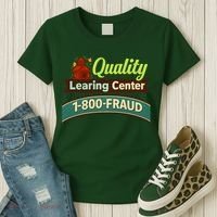 Quality Learing Center 1-800-FRAUD Women's T-Shirt thumb 3