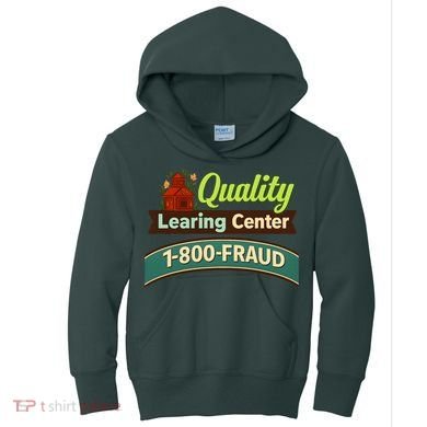 Quality Learing Center 1-800-FRAUD Kids Hoodie