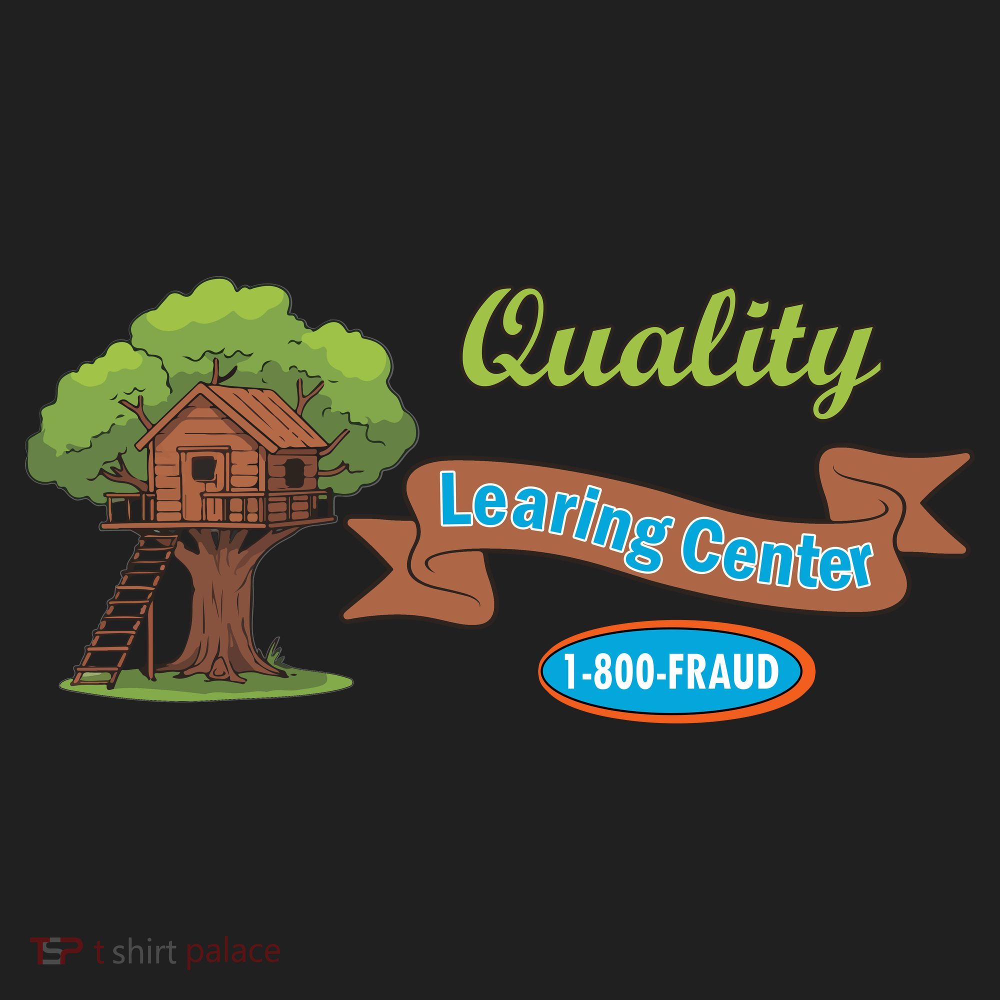 Quality Learing Center 1-800-FRAUD Funny Political Women's Sweatshirt
