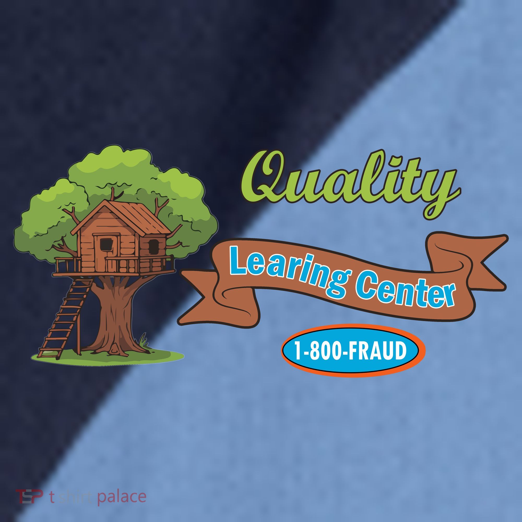 Quality Learing Center 1-800-FRAUD Funny Political Raglan Baseball Sleeve Shirt