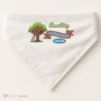 Quality Learing Center 1-800-FRAUD Funny Political USA-Made Doggie Bandana thumb 0