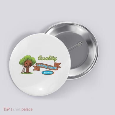 Quality Learing Center 1-800-FRAUD Funny Political Button