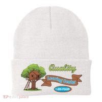 Quality Learing Center 1-800-FRAUD Funny Political Beanie thumb 0