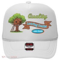 Quality Learing Center 1-800-FRAUD Funny Political Hat thumb 0