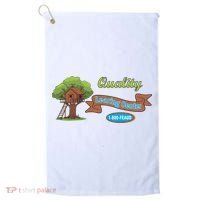 Quality Learing Center 1-800-FRAUD Funny Political Golf Towel thumb 0