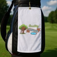 Quality Learing Center 1-800-FRAUD Funny Political Golf Towel thumb 2