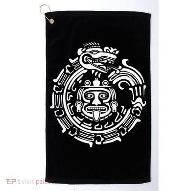 Quetzalcoatl Maya Aztec Ancient Symbol Golf Towel