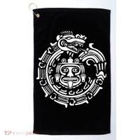Quetzalcoatl Maya Aztec Ancient Symbol Golf Towel thumb 0