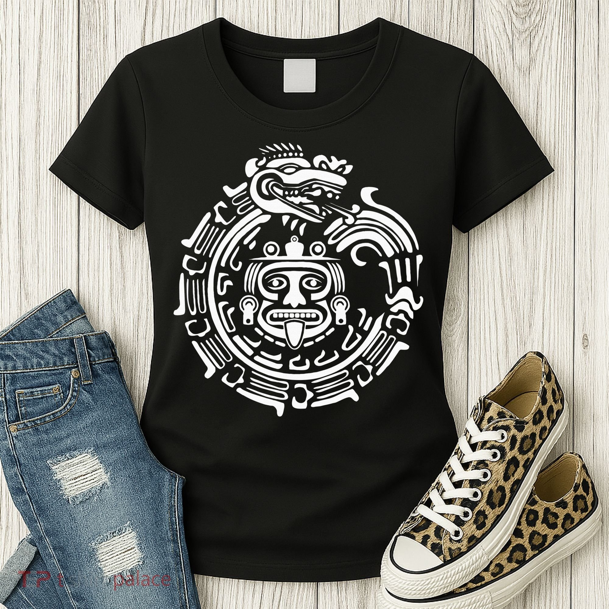 Quetzalcoatl Maya Aztec Ancient Symbol Women's T-Shirt