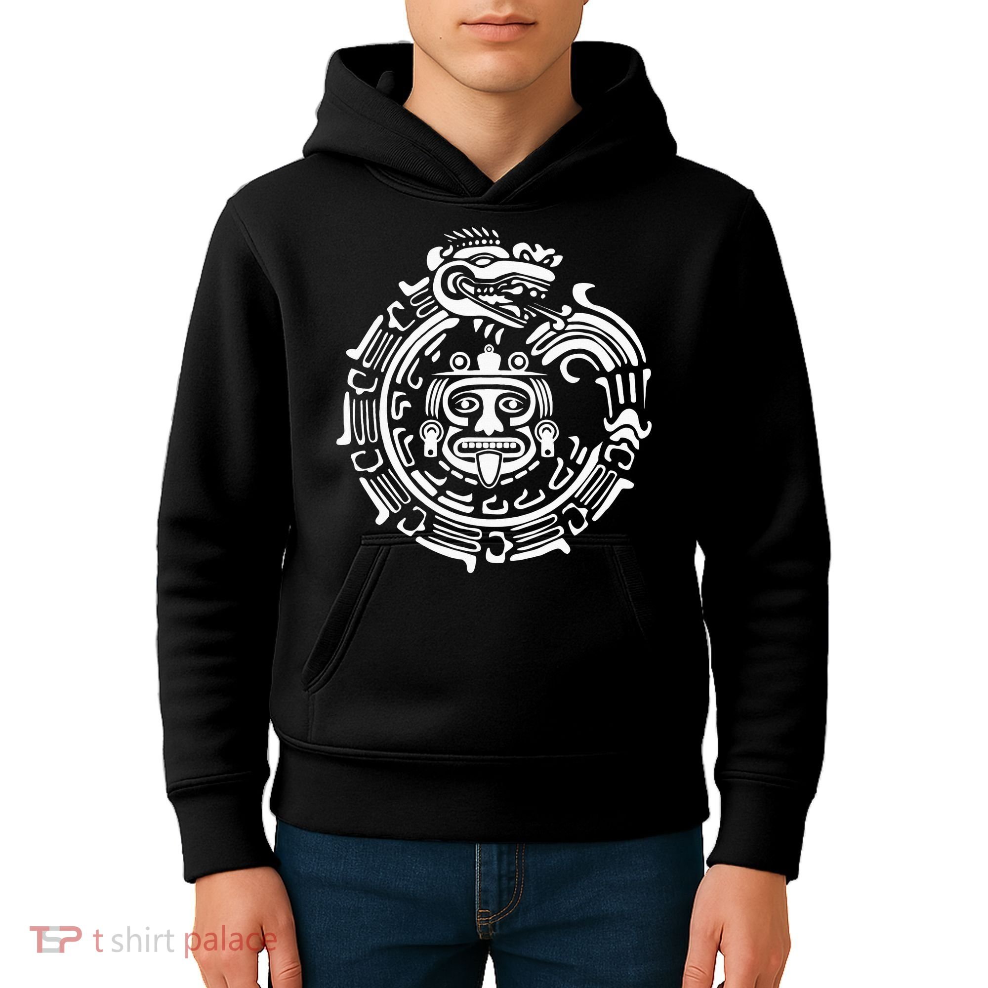 Quetzalcoatl Maya Aztec Ancient Symbol Kids Hoodie