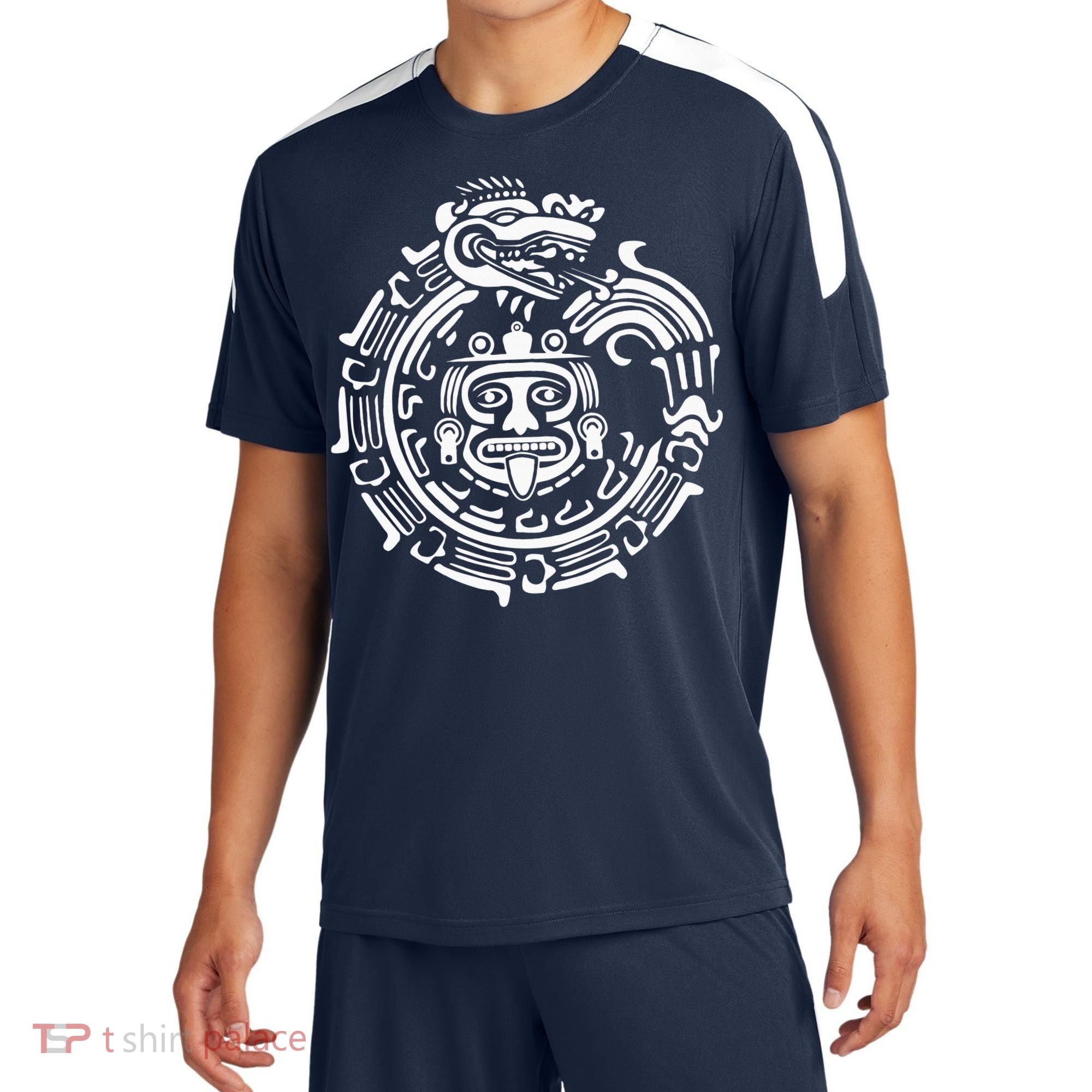 Quetzalcoatl Maya Aztec Ancient Symbol Sport-Tek Competitor United Soccer Jersey